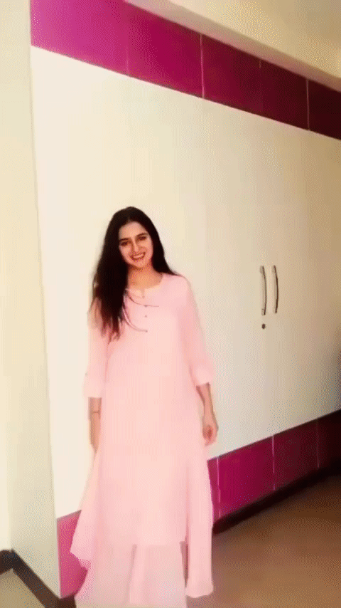 Pink Double Layered Dress - Nakh Clothing