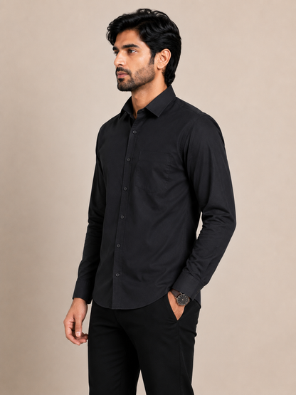 Men's Full Sleeve Regular Fit Shirt with Chest Pocket – Formal & Casual Wear