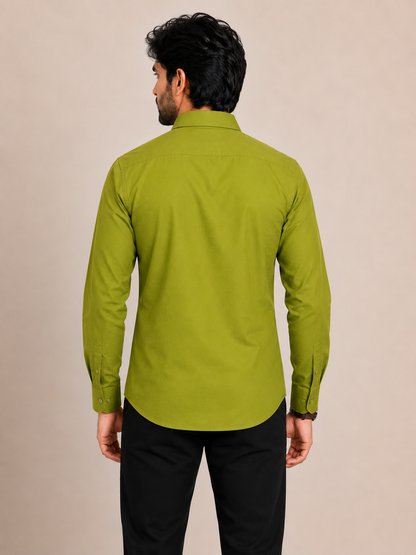 Men's Full Sleeve Regular Fit Shirt with Chest Pocket – Formal & Casual Wear