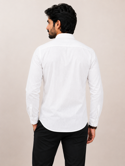 Men's Full Sleeve Regular Fit Shirt with Chest Pocket – Formal & Casual Wear