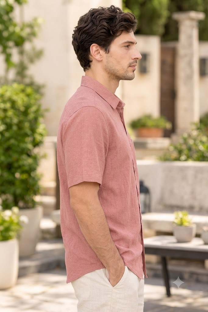 "Men's Regular Fit Cotton Half Sleeve Shirt – Perfect for Casual Everyday Wear"