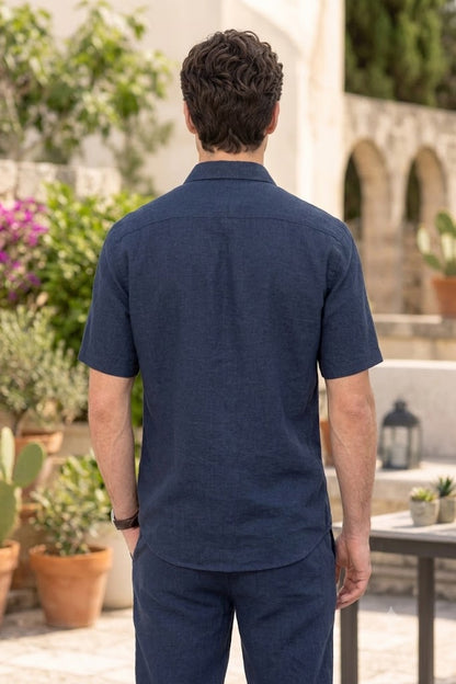 "Men's Regular Fit Cotton Half Sleeve Shirt – Perfect for Casual Everyday Wear"