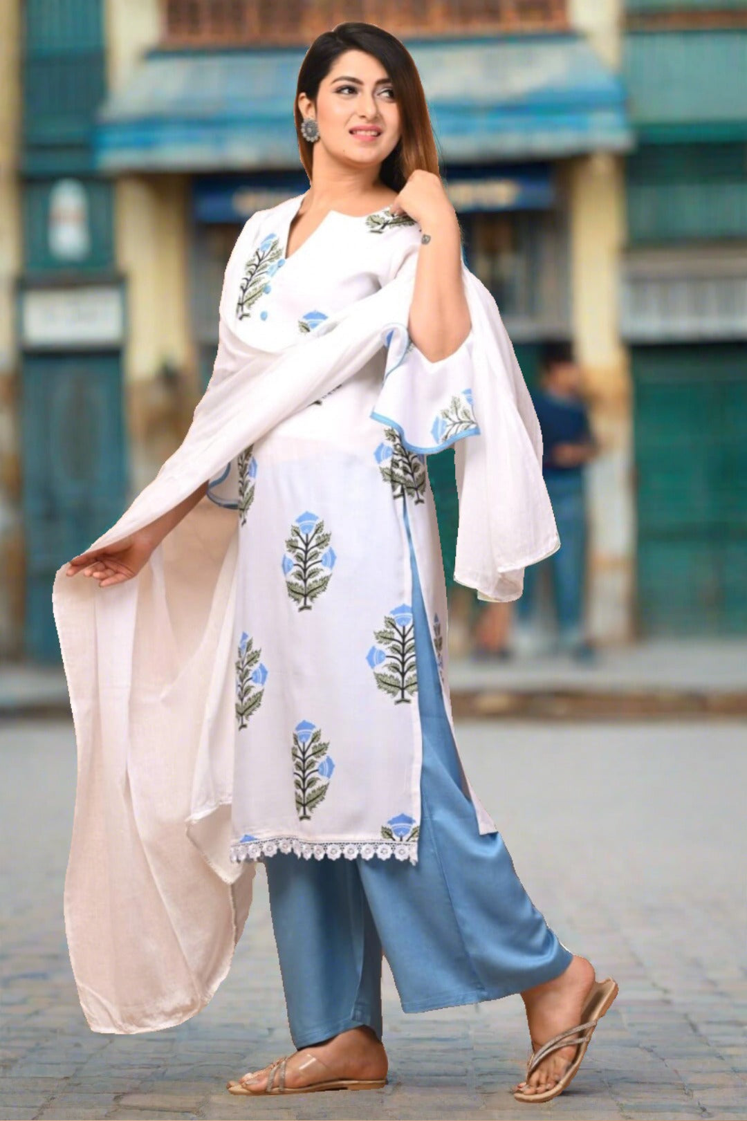 Serene Kurta Palazzo Set - Nakh Clothing