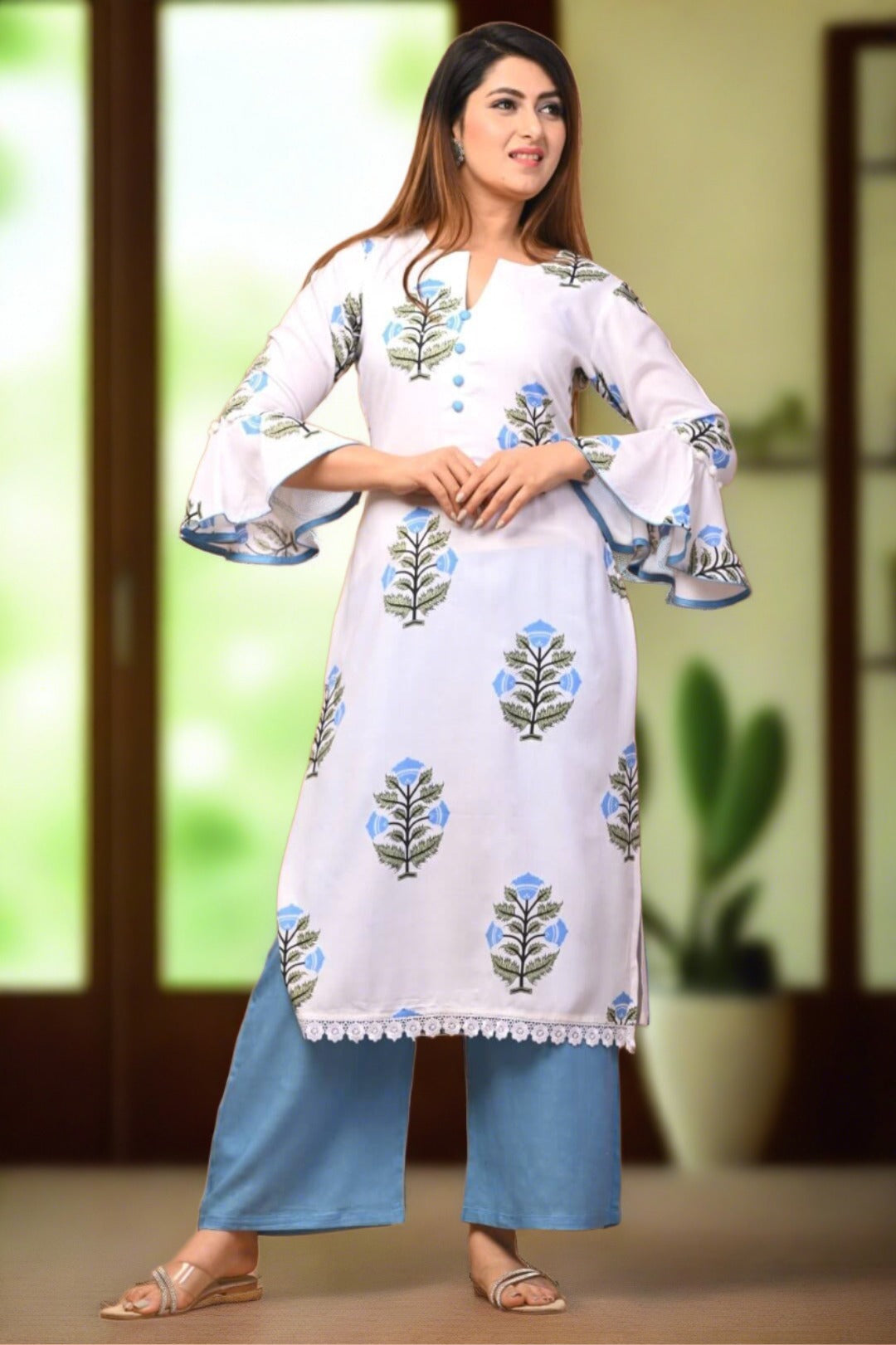 Serene Kurta Palazzo Set - Nakh Clothing